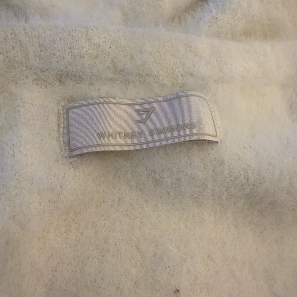 White Fuzzy Women's Top